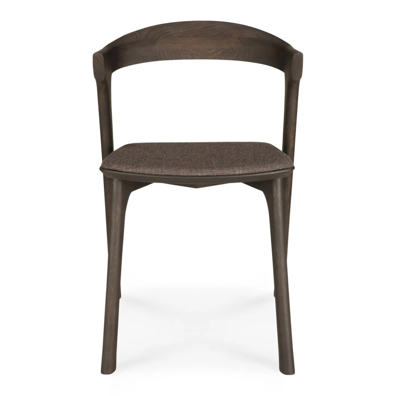Bok stoel - bruin eiken - warm brown stof
