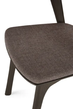Bok stoel - bruin eiken - warm brown stof