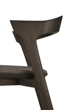 Bok stoel - bruin eiken - warm brown stof