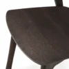 Bok stoel - eiken bruin - gelakt