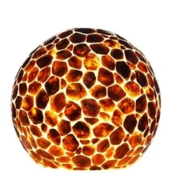 Bol Turtle gold capiz 30 cm
