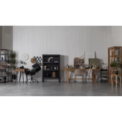 Bonk open kast grenen matzwart [fsc]