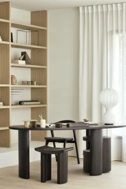 Boomerang bureau 200 - donker mahonie