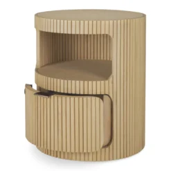 Boomerang bureau ladekast eiken