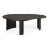 Boomerang koffietafel - donker mahonie - groot