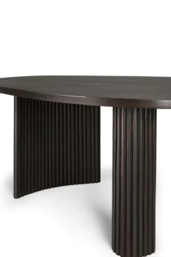 Boomerang koffietafel - donker mahonie - groot