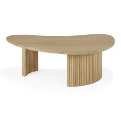 Boomerang koffietafel - eiken - klein