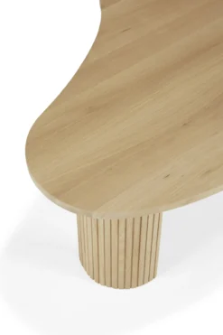 Boomerang koffietafel - eiken - groot