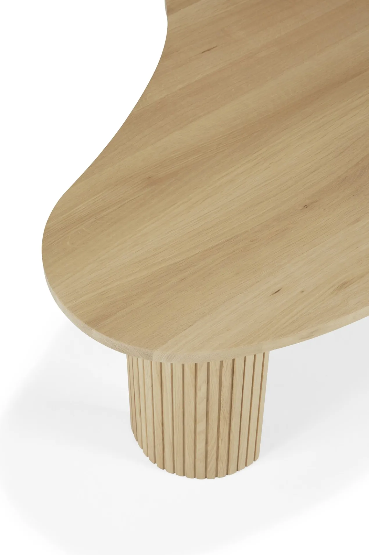 Boomerang koffietafel - eiken - groot