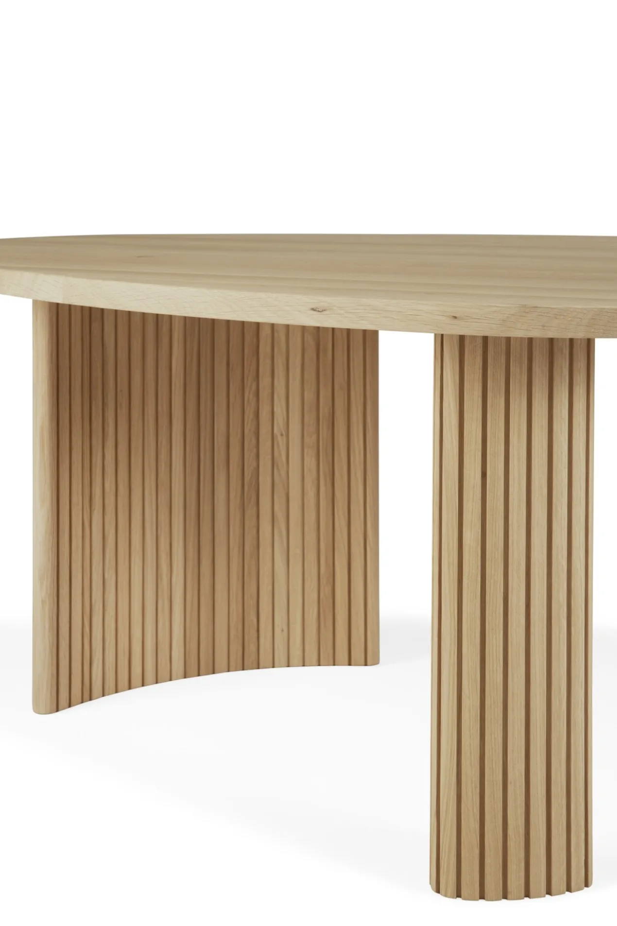 Boomerang koffietafel - eiken - groot