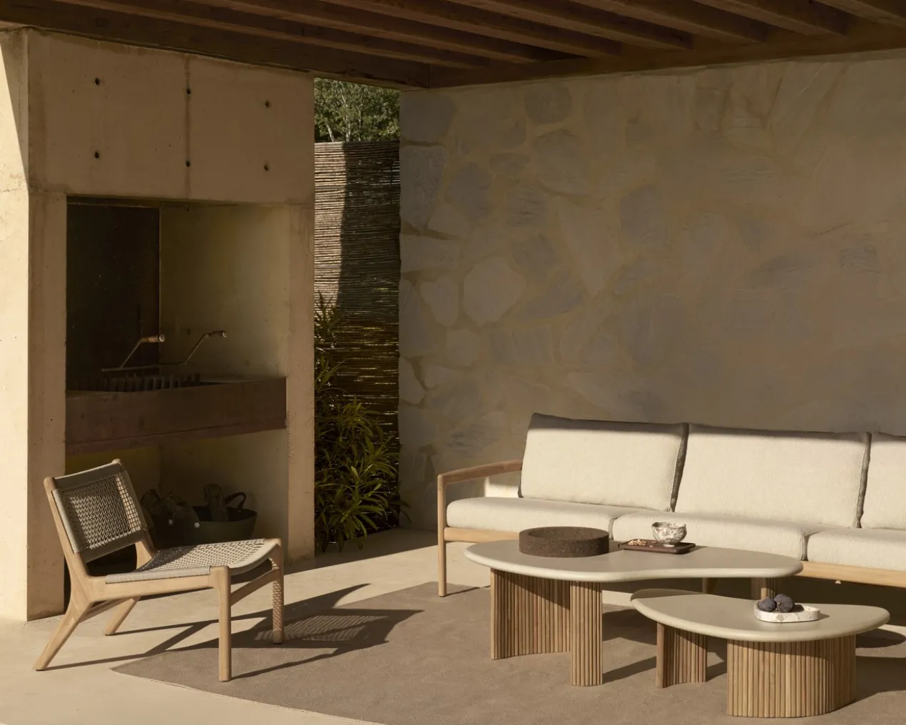 Boomerang tuin koffietafel - 90 - outdoor