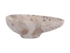 Bowl Organic marble brown