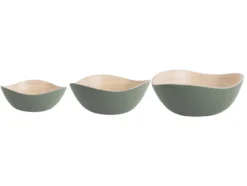 Bowl set Puro Organic bamboo jungle green