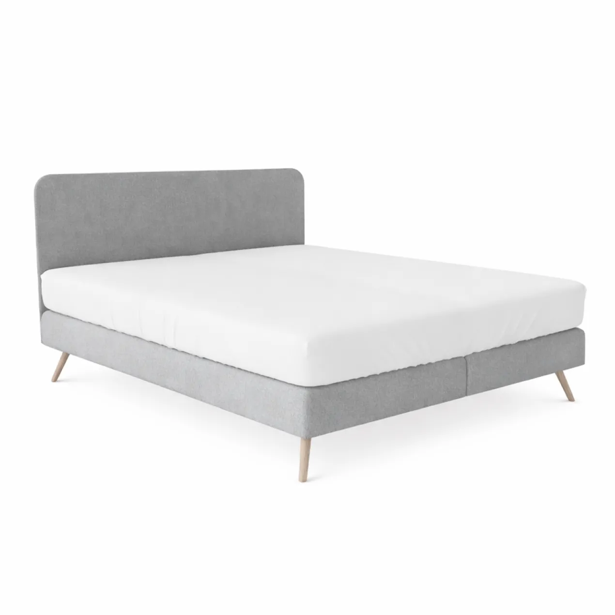 Boxspring Bjordal Grey 160x210