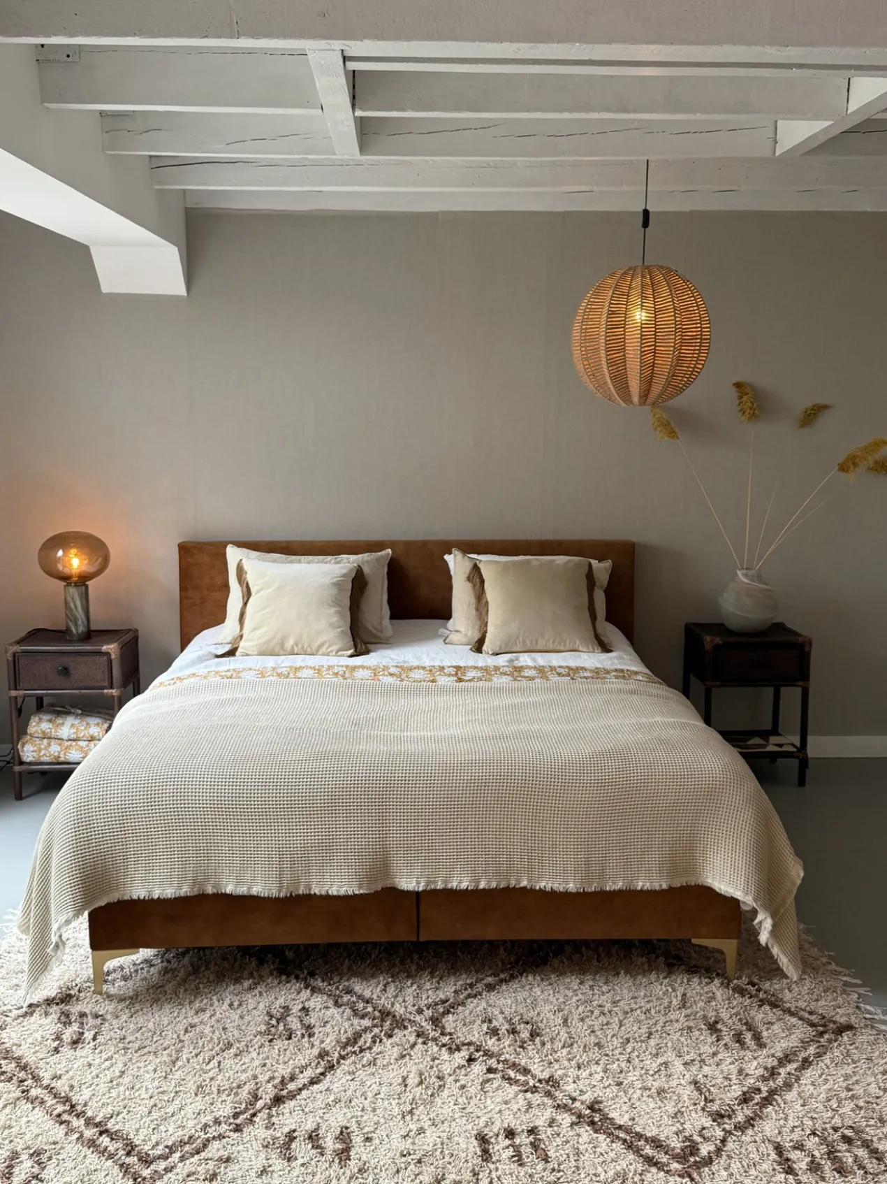 Boxspring Sparkle Velvet Hunter 140x200 cm