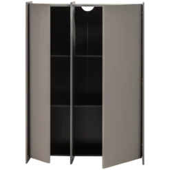 Brock 2-deurs kast essen fineer warmgrijs [fsc]