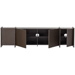 Brock tv meubel 200 cm essen fineer middenbruin [fsc]