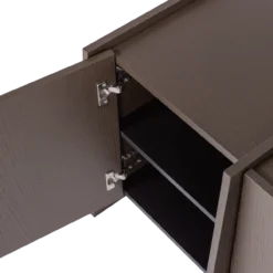 Brock tv meubel 102 cm essen fineer middenbruin [fsc]