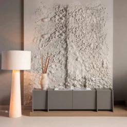Brock tv meubel 200 cm essen fineer warmgrijs [fsc]
