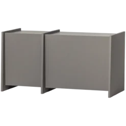 Brock tv meubel 102 cm essen fineer warmgrijs [fsc]