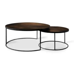 Bronze Nesting coffee table set