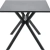 Bruno eettafel rechthoek mdf zwart 160x90 cm