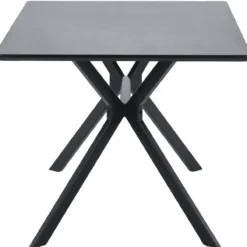 Bruno eettafel rechthoek mdf zwart 160x90 cm