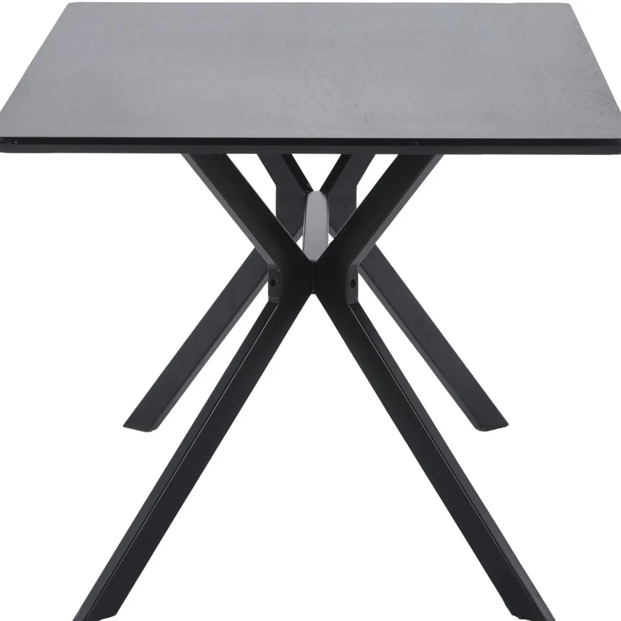 Bruno eettafel rechthoek mdf zwart 160x90 cm