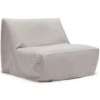 Buitenfauteuil Flynn bold stripe rood