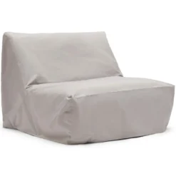 Buitenfauteuil Flynn bold stripe rood