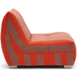Buitenfauteuil Flynn bold stripe rood