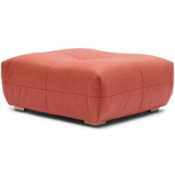 Buitenhocker Flynn pinstripe rood large