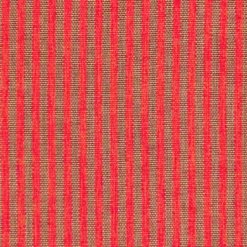 Buitenhocker Flynn pinstripe rood large