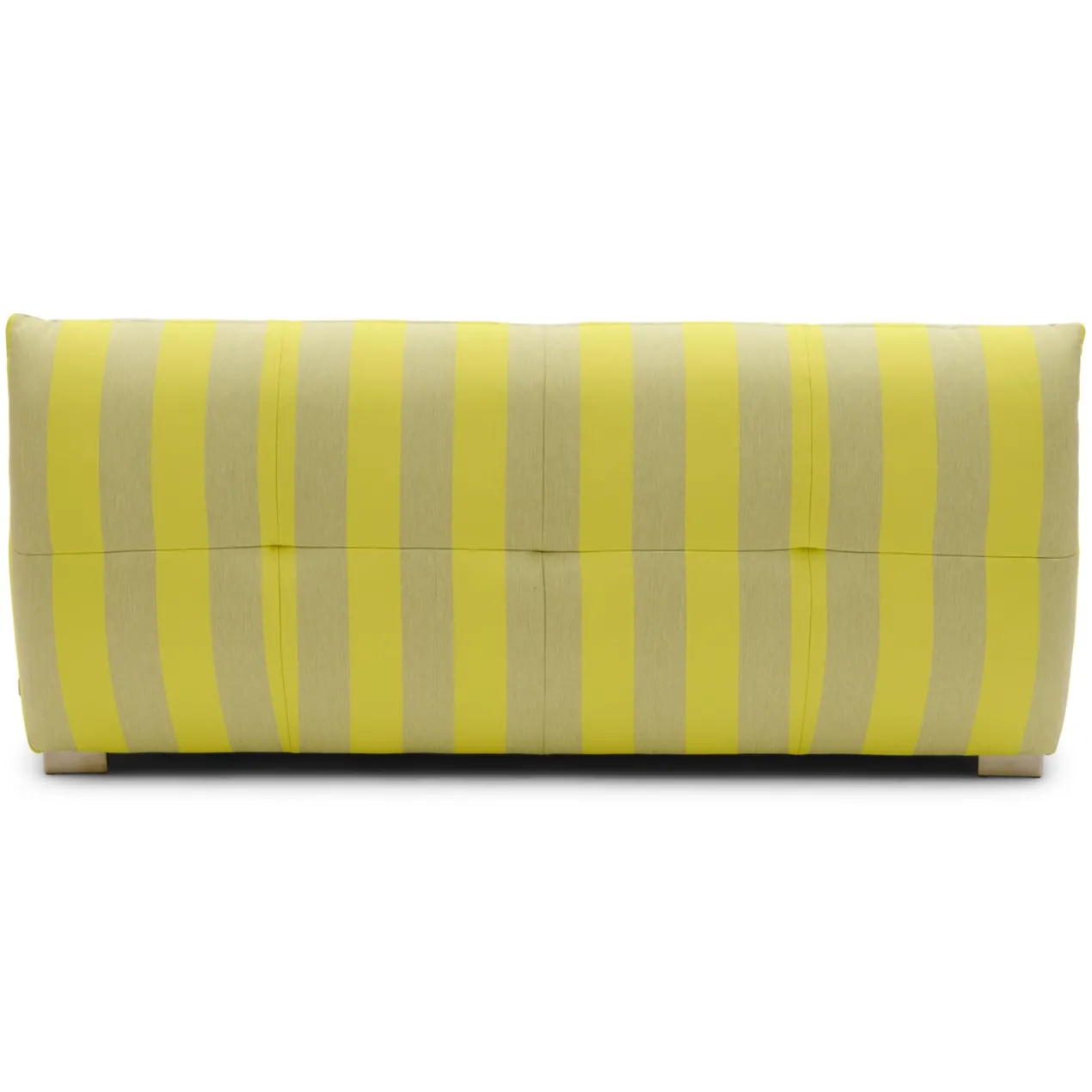 Buiten 2,5-zitsbank Flynn bold stripe geel