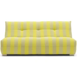 Buiten 2,5-zitsbank Flynn bold stripe geel