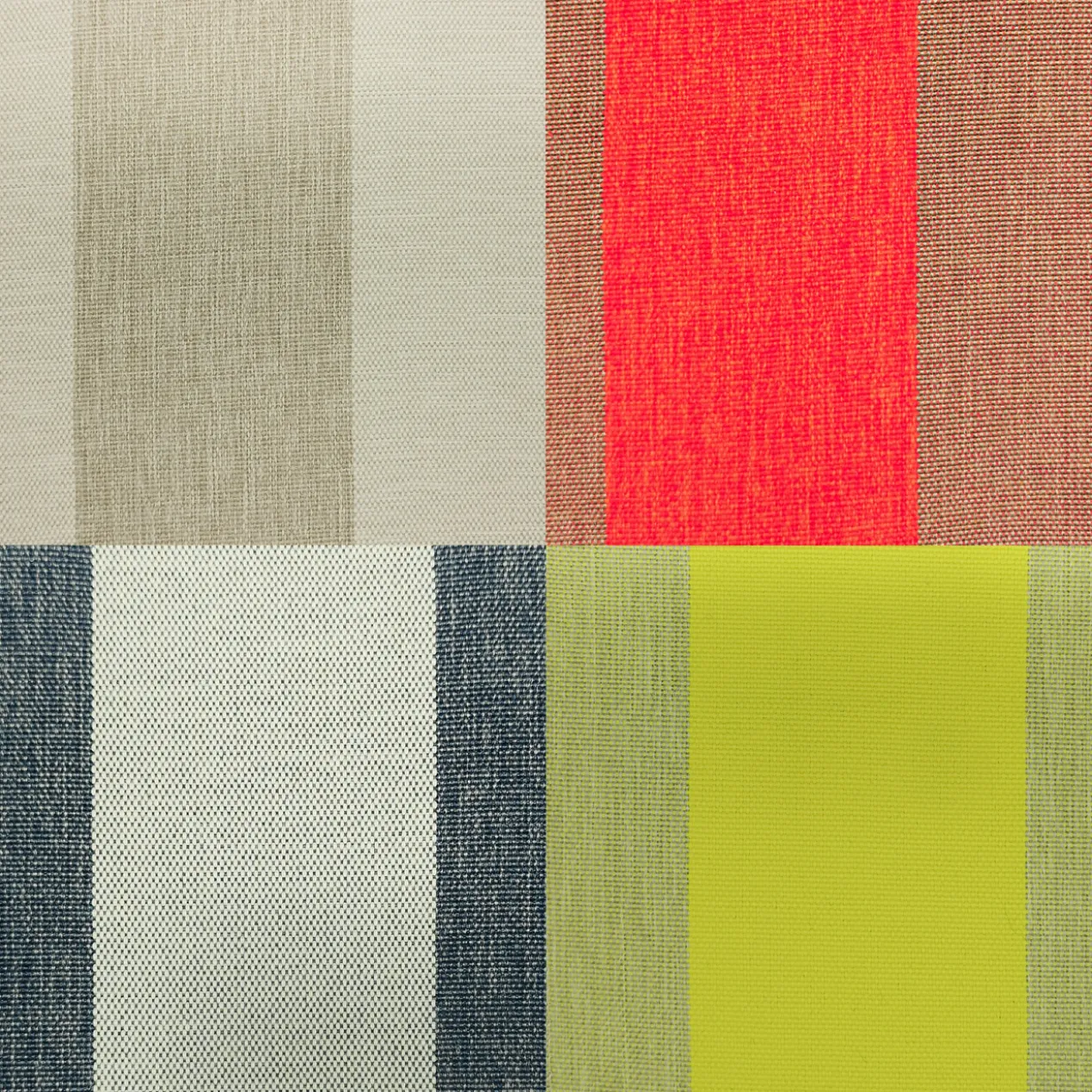 Buiten 2,5-zitsbank Flynn bold stripe geel