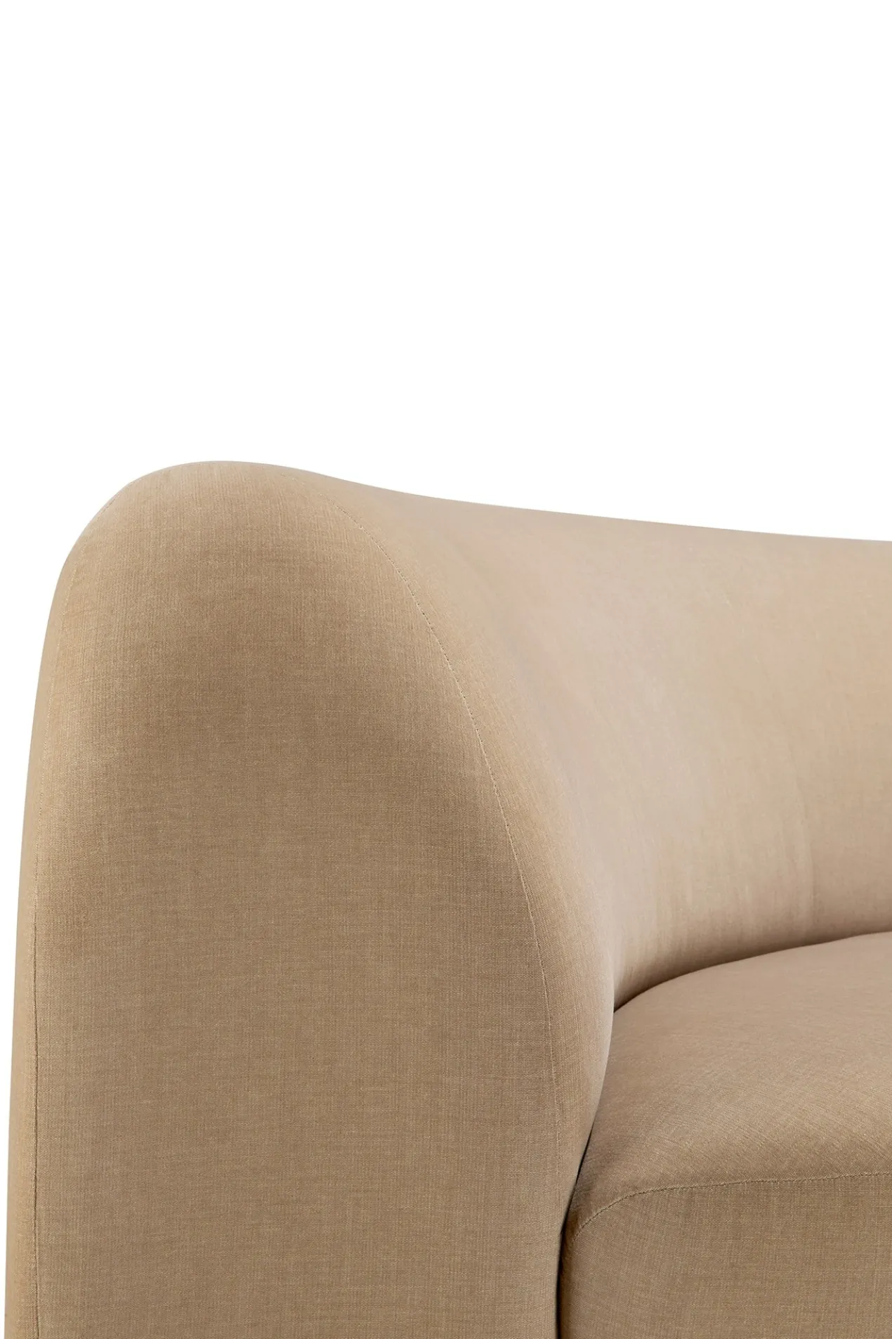 Bulky modulaire sofa - 45° hoekelement - light sepia