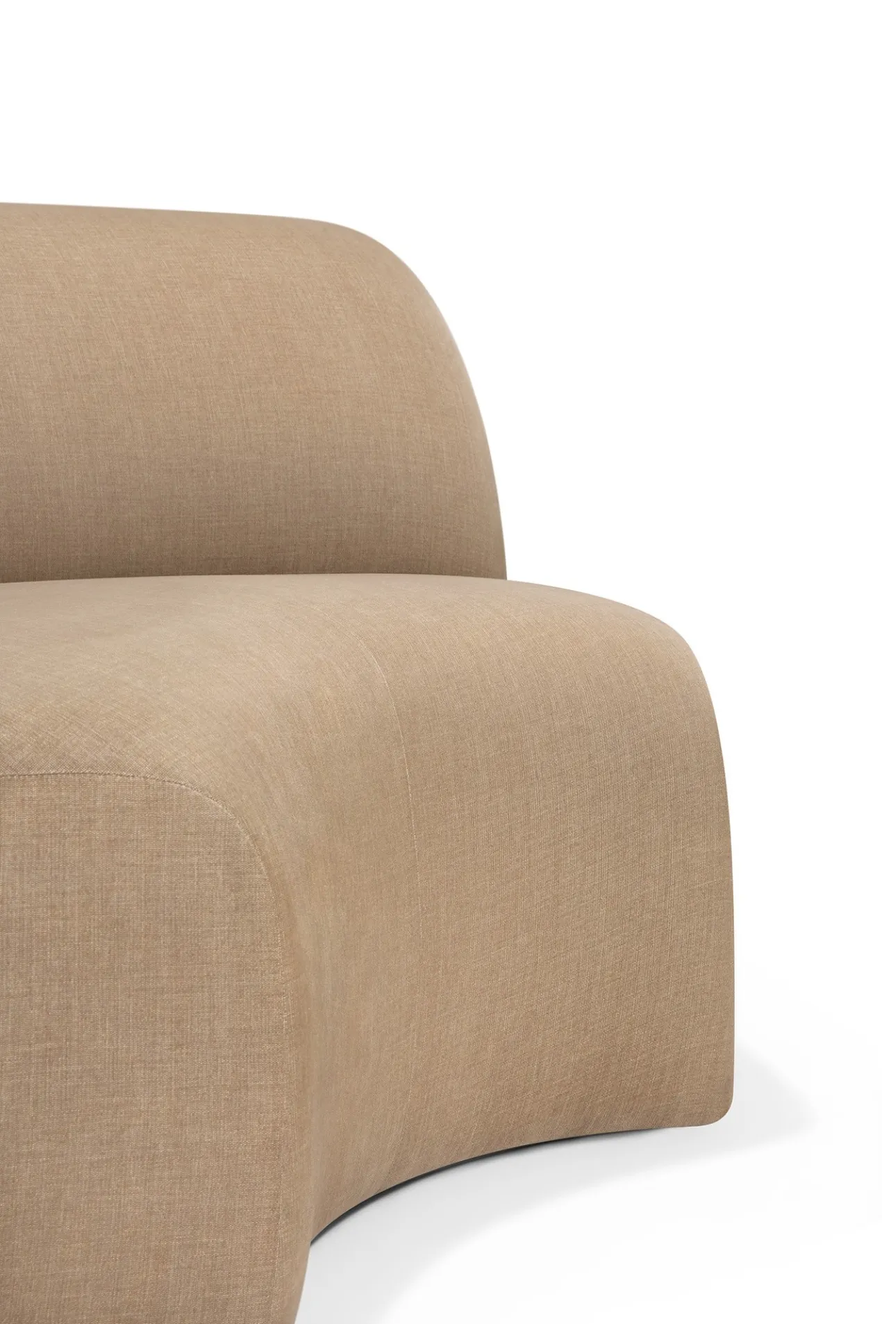 Bulky modulaire sofa - 90° hoekelement - light sepia