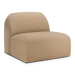 Bulky modulaire sofa - 1 seat - light sepia