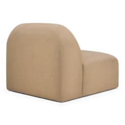 Bulky modulaire sofa - 1 seat - light sepia