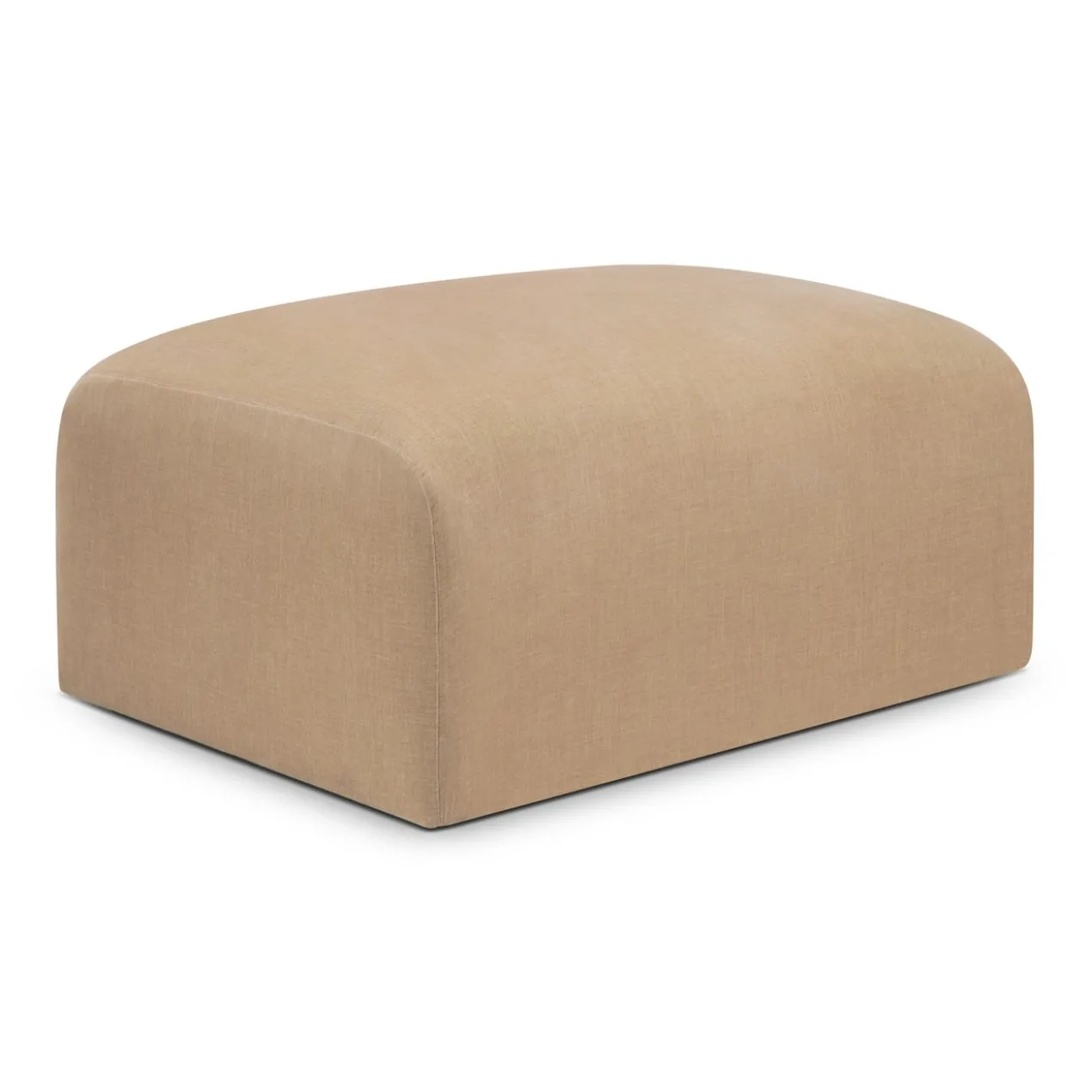 Bulky modulaire sofa - voetenbank - light sepia