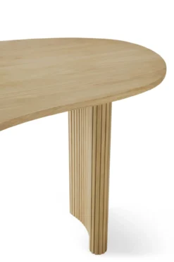 Bureau Boomerang 160 cm eiken