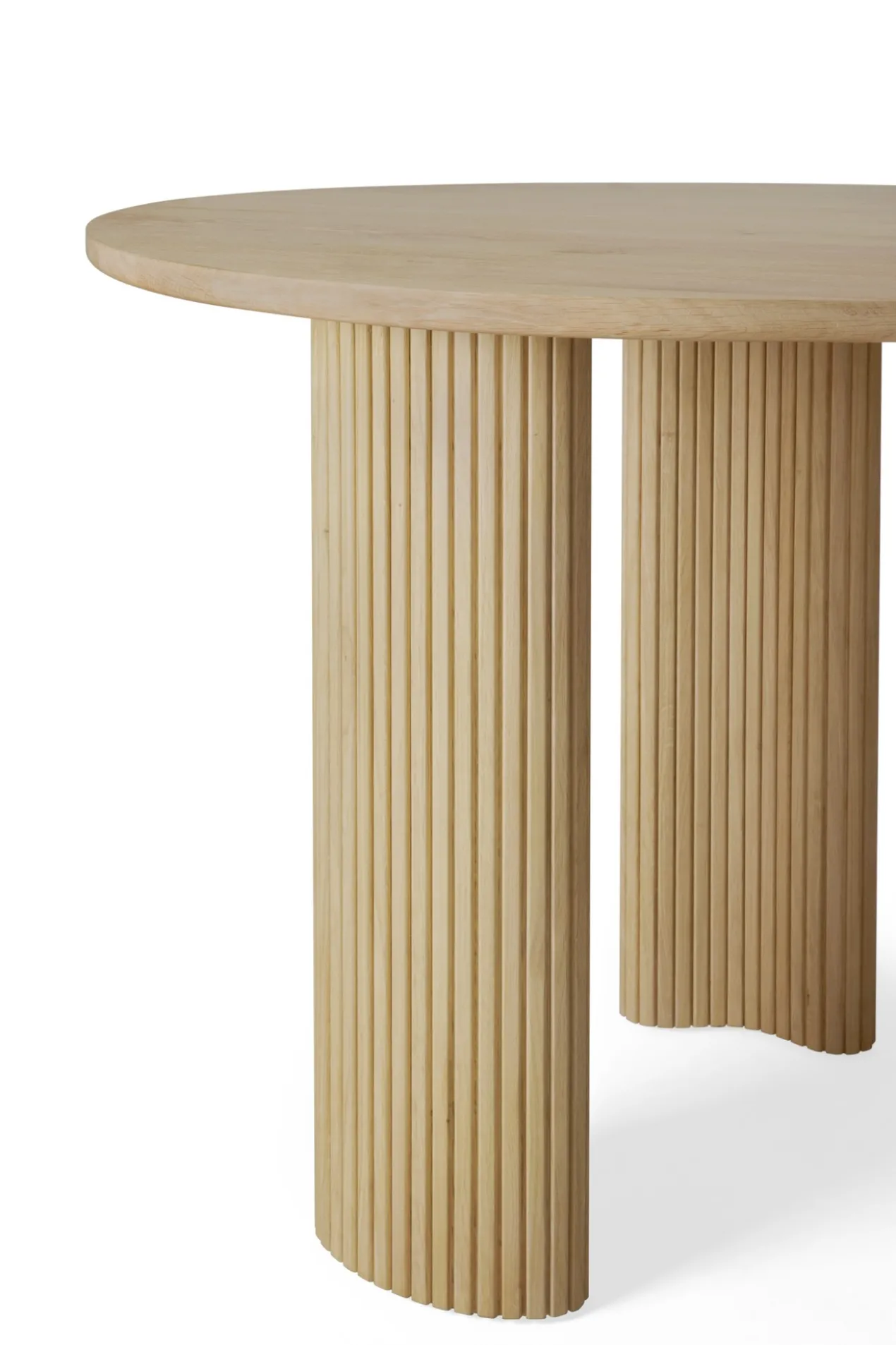 Bureau Boomerang 160 cm eiken