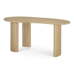 Bureau Boomerang 160 cm eiken