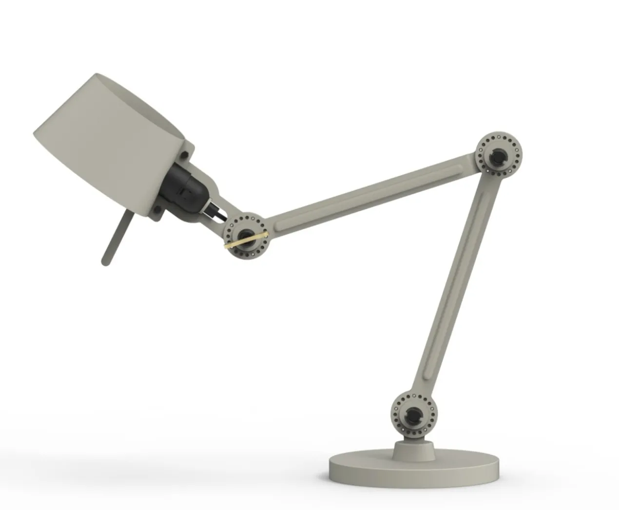 Bureaulamp Bolt 2 arms klein ash grey