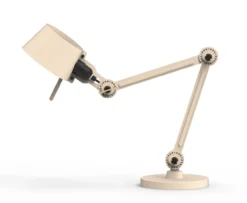 Bureaulamp Bolt 2 arms lightning klein white