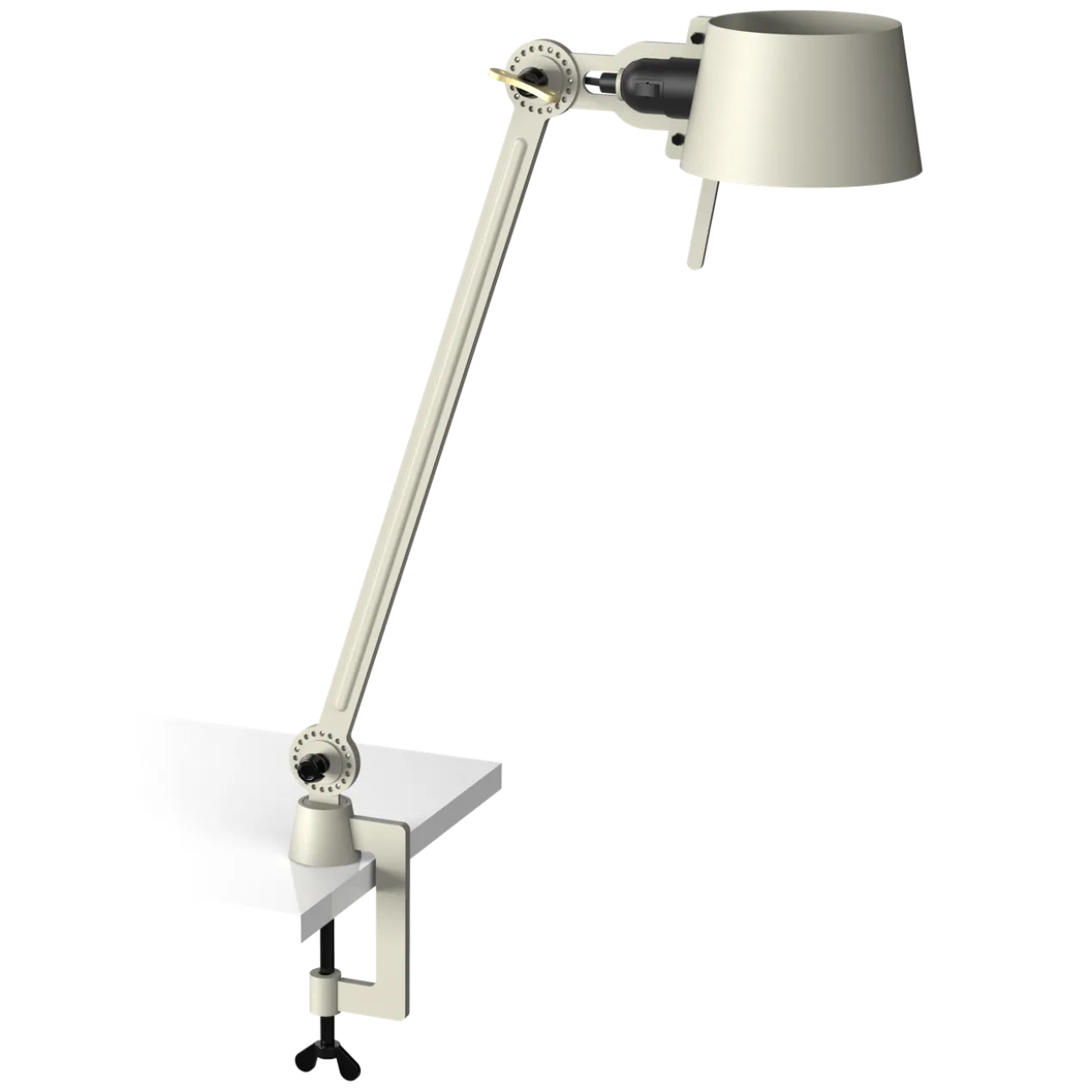 Bureaulamp Bolt met klem 1 arm ash grey
