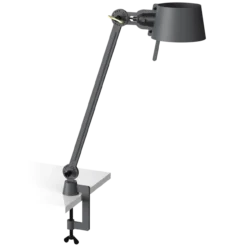 Bureaulamp Bolt met klem 1 arm midnight gray