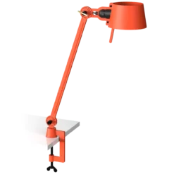 Bureaulamp Bolt met klem 1 arm striking orange