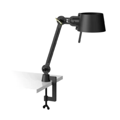 Bureaulamp Bolt met klem small 1 arm klein smokey black